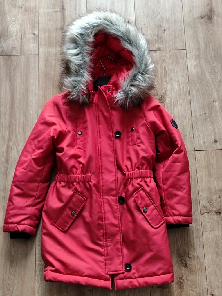 Zimní dětská bunda červená, zn. KIDS ONLY, vel. 146 cm