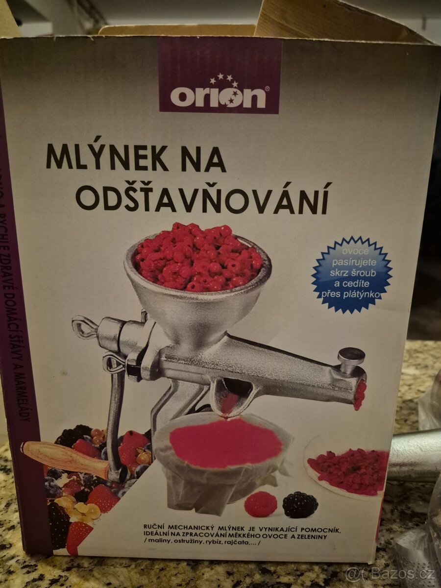 Mlýnek na odšťavňování