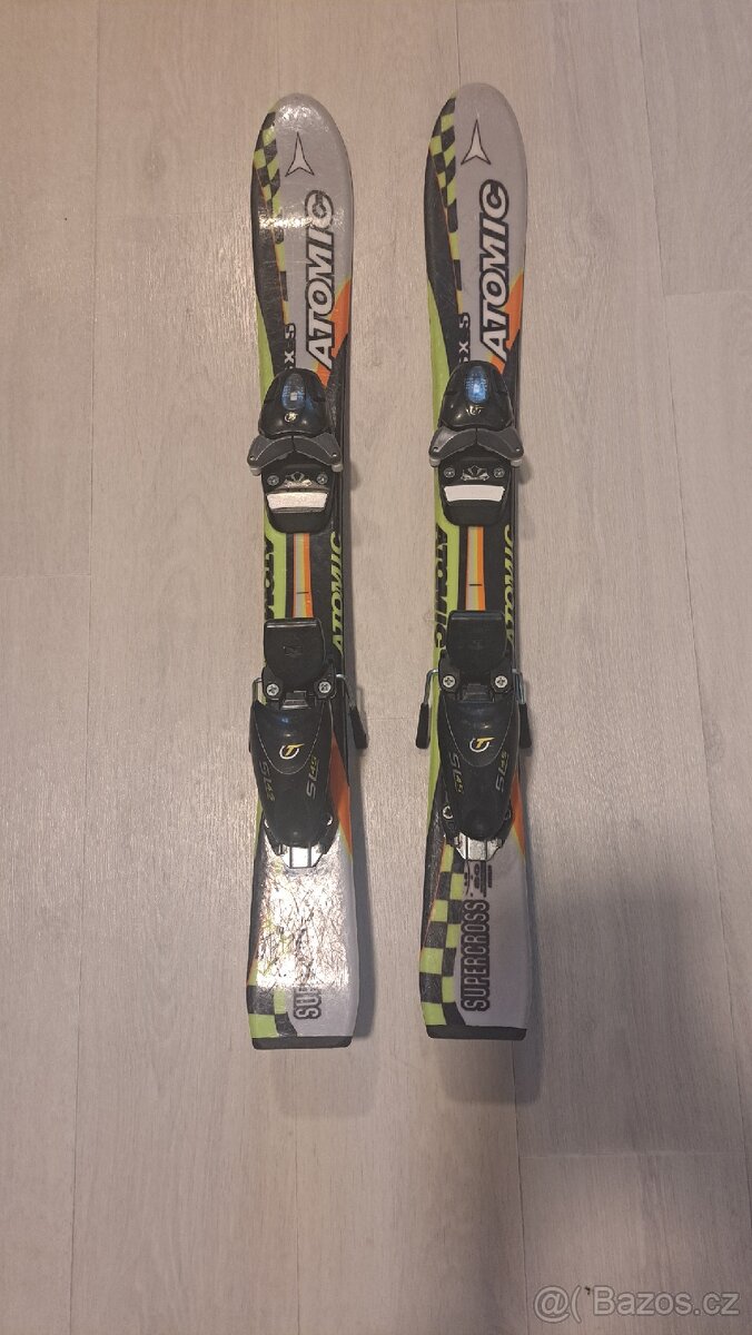 Dětské lyže Atomic + lyžáky Nordica + hůlky