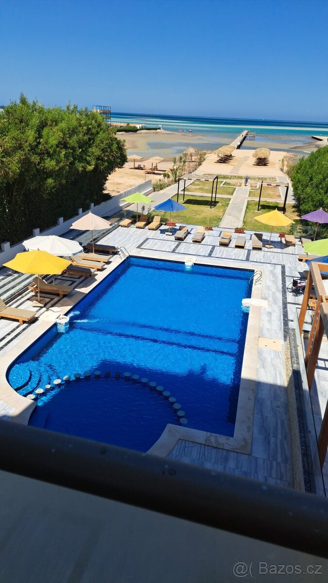 Nový dokončený byt 1+kk s vlastní pláží v Hurghadě