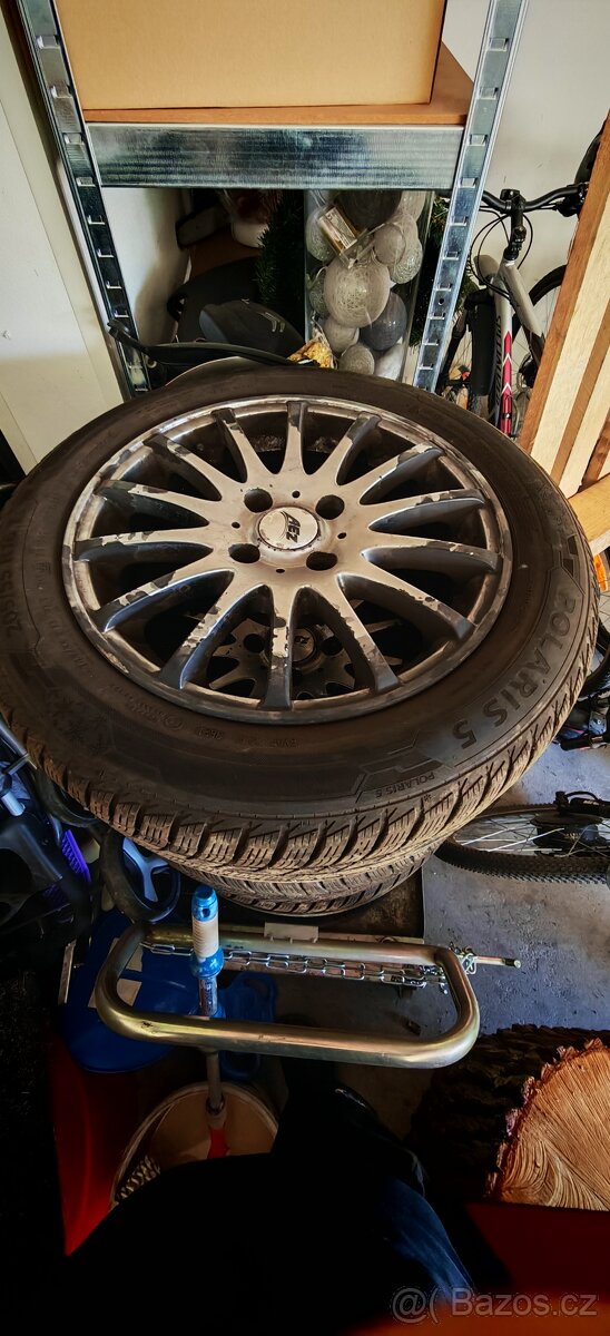 Peugeot 5008 2010 AL kola 16" AEZ zimní pneu 6mm 4x108