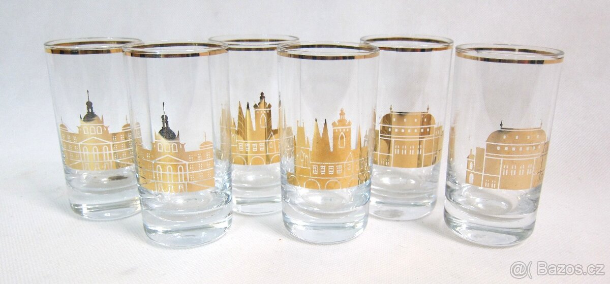 Praha - skleničky 1dcl
