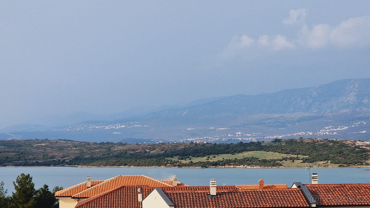 Apartmán s výhledem na moře v Soline, 450 m od moře, ostrov 