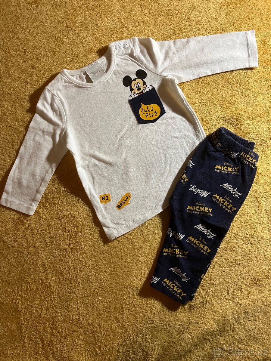 Sada Tričko a legíny Mickey Mouse veľ.3-6m