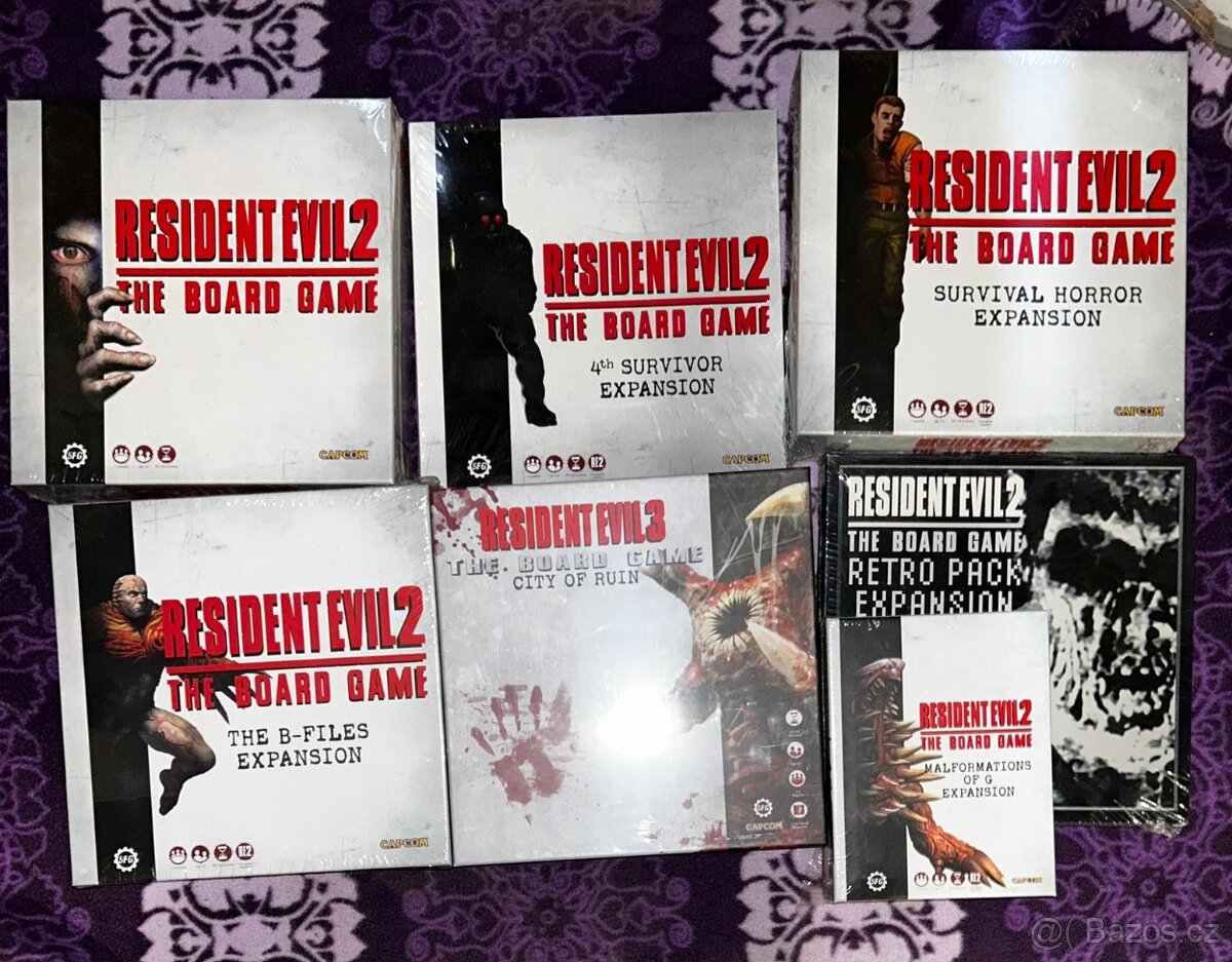 resident evil gameboard