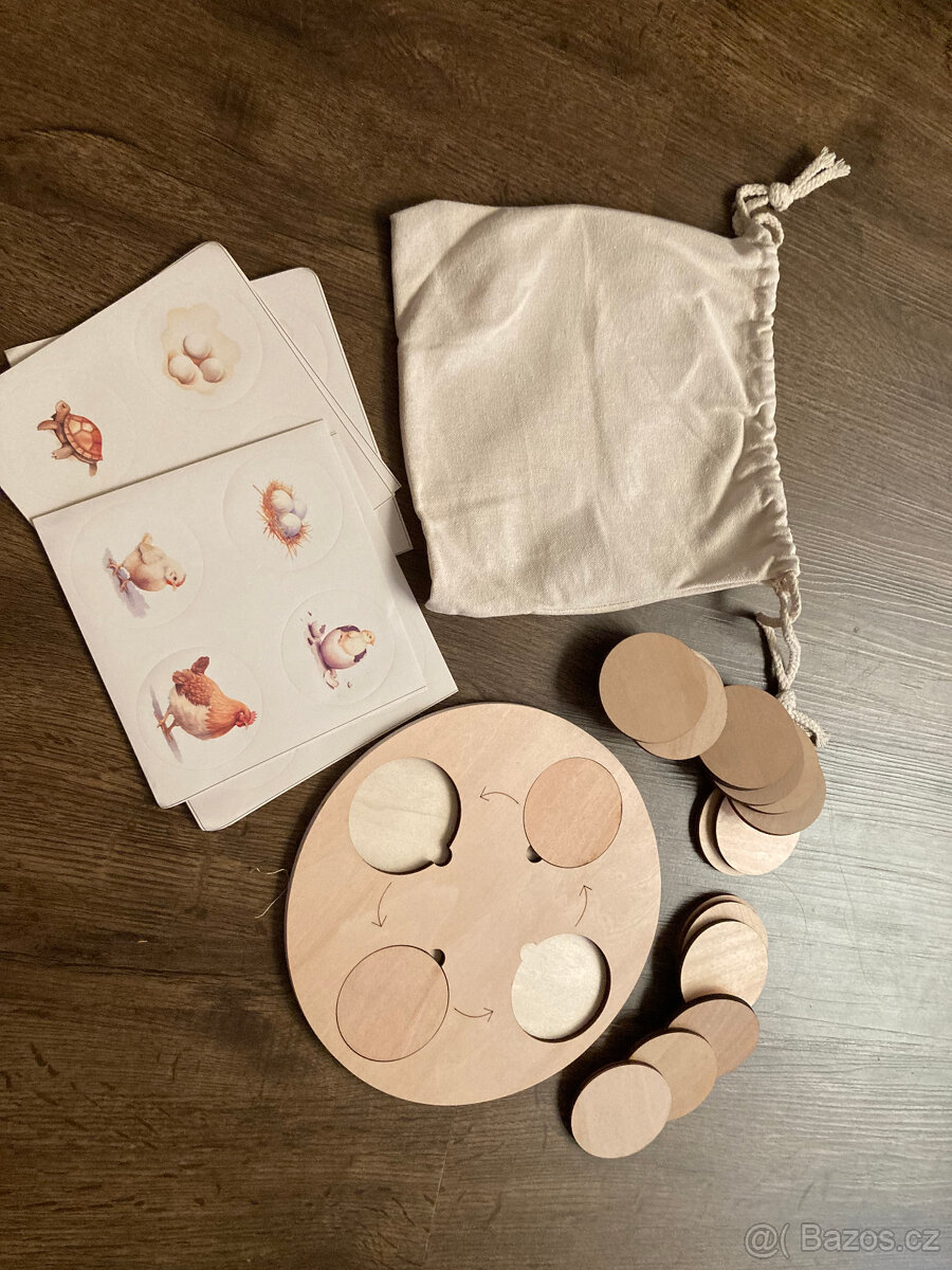 Montessori dřevěné naučné hračky NOVÉ
