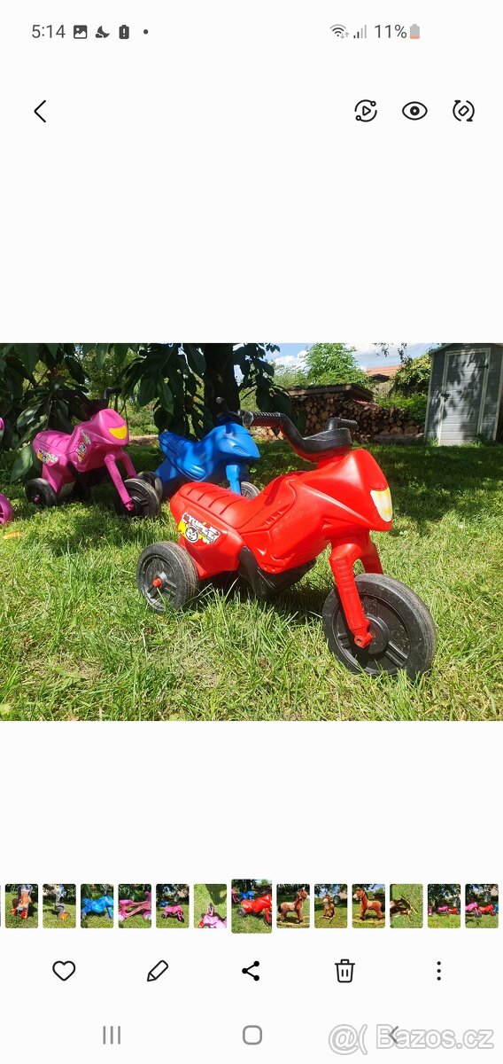 Odrážedla Motorky