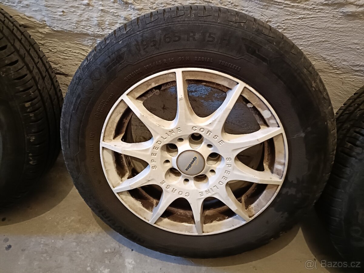 Krásná kola Speedline SL2 White s pneumatikami Nokian