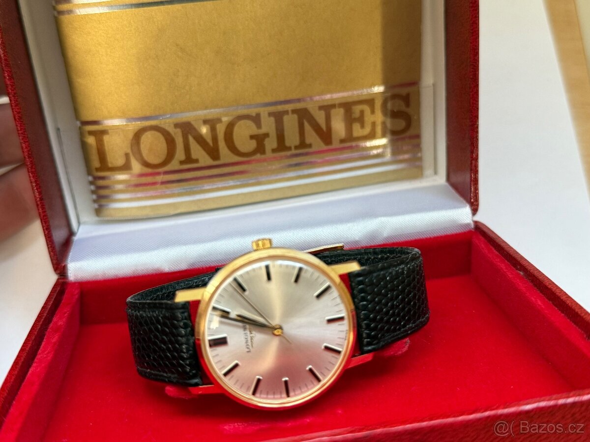 Přodám zlaté hodinky Longines 18 karát