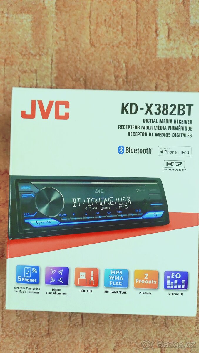 Autorádio JVC s BT