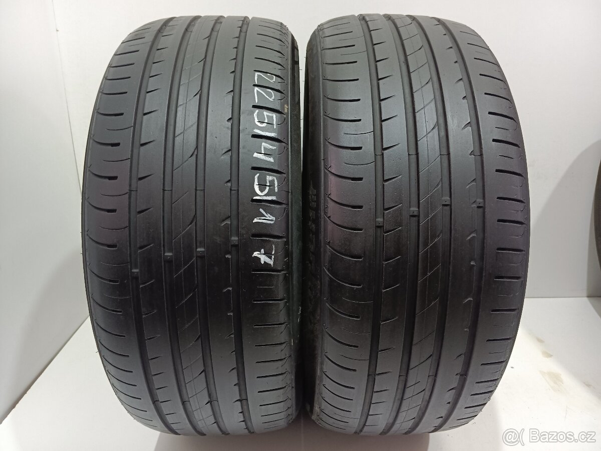 2ks letní pneu 225/45/17/Hankook