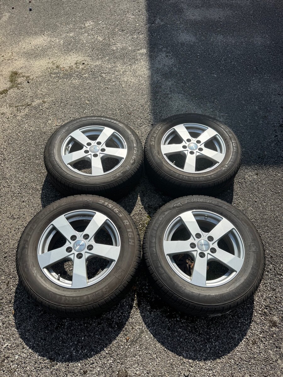 Zimní pneu+disky 215/65/R16H 4ks
