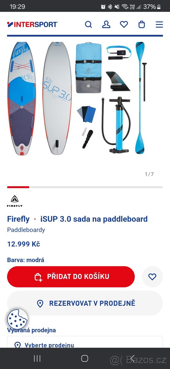 Nový paddleboart