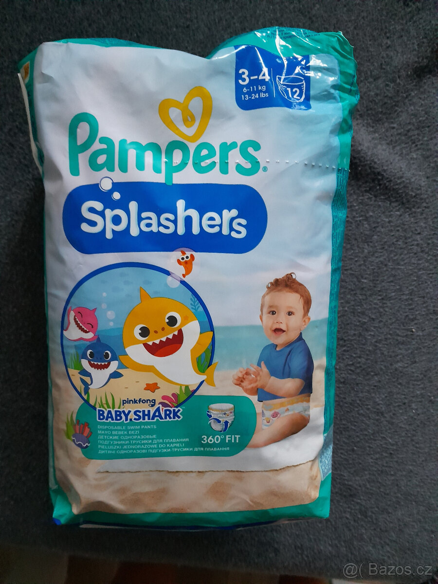 Plenky ke koupání Pampers Splashers vel. 3-4