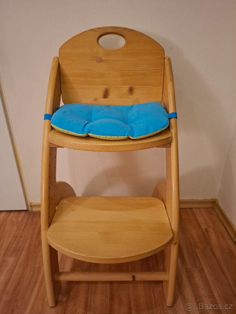 Rostoucí židle + podsedák