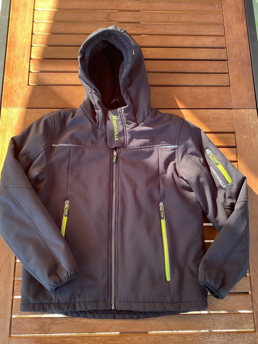 Zimní softshellová bundu vel. 164