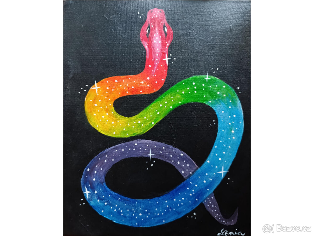 Duhový had, probuzení Kundalini, energetický obraz