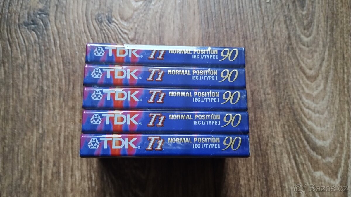 TDK audiokazety 5 kusů nové