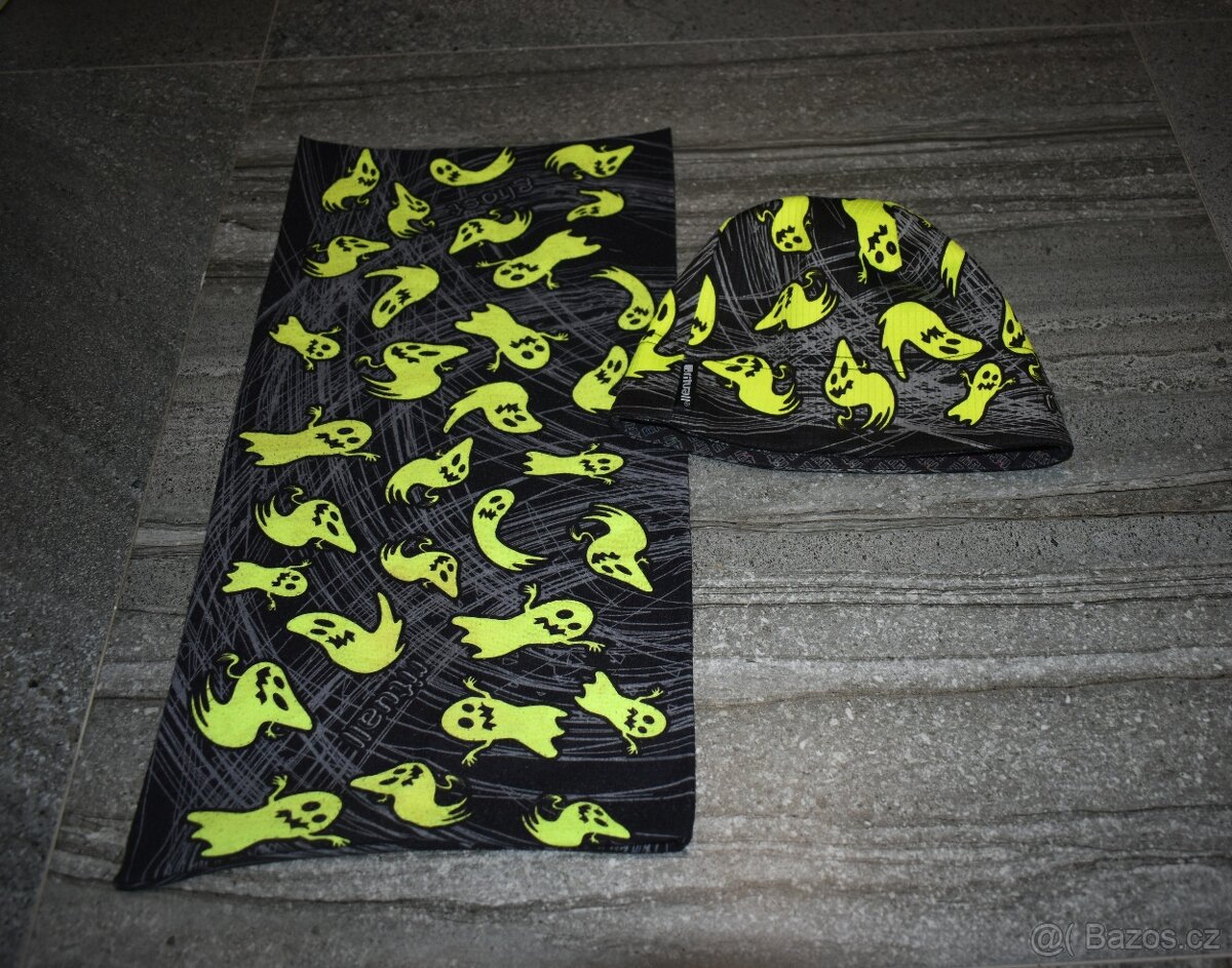 Prodám set čepice+nákrčník