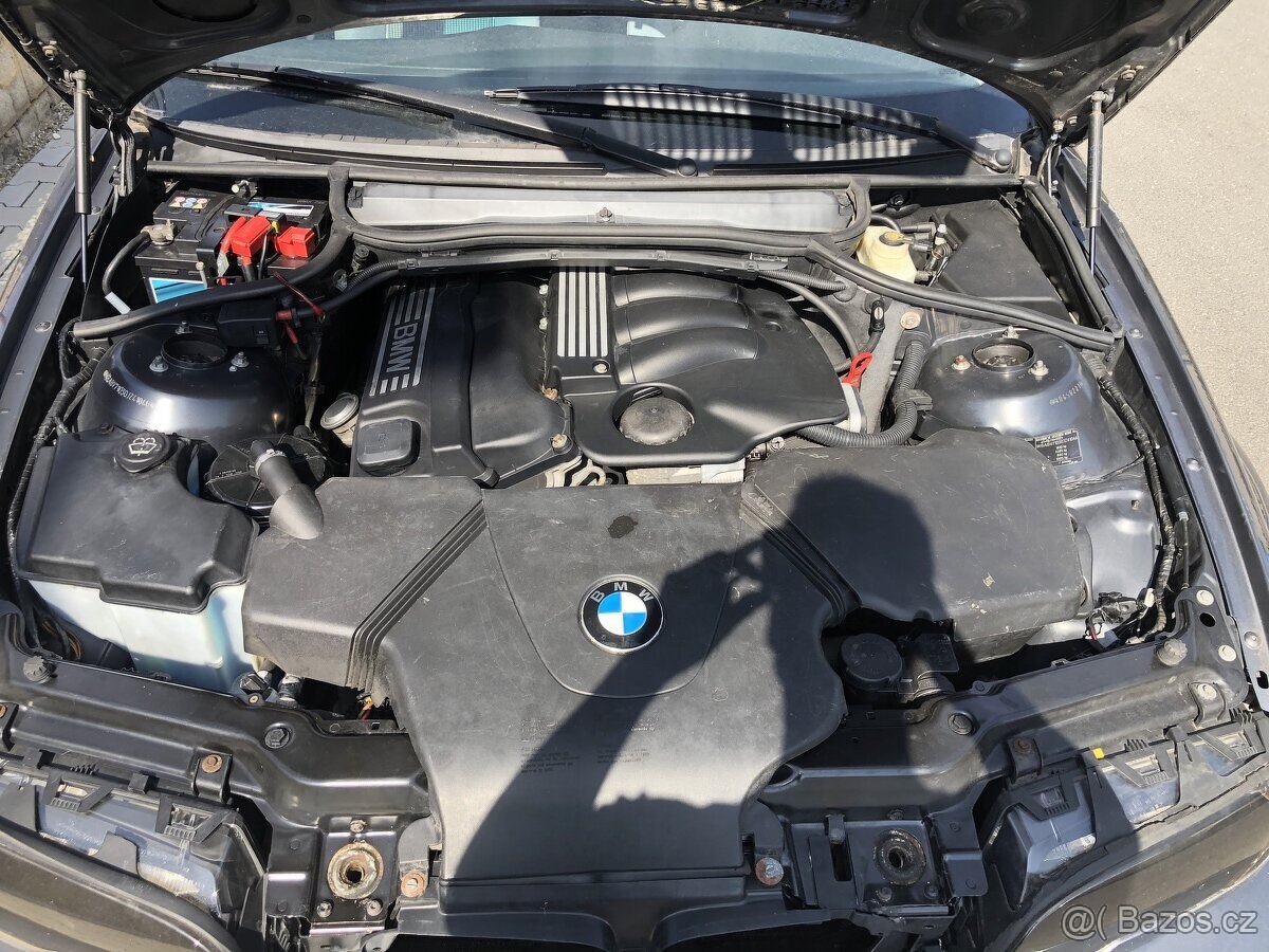 BMW e46 N42B20 105kw — motor, převodovka, diferenciál…..