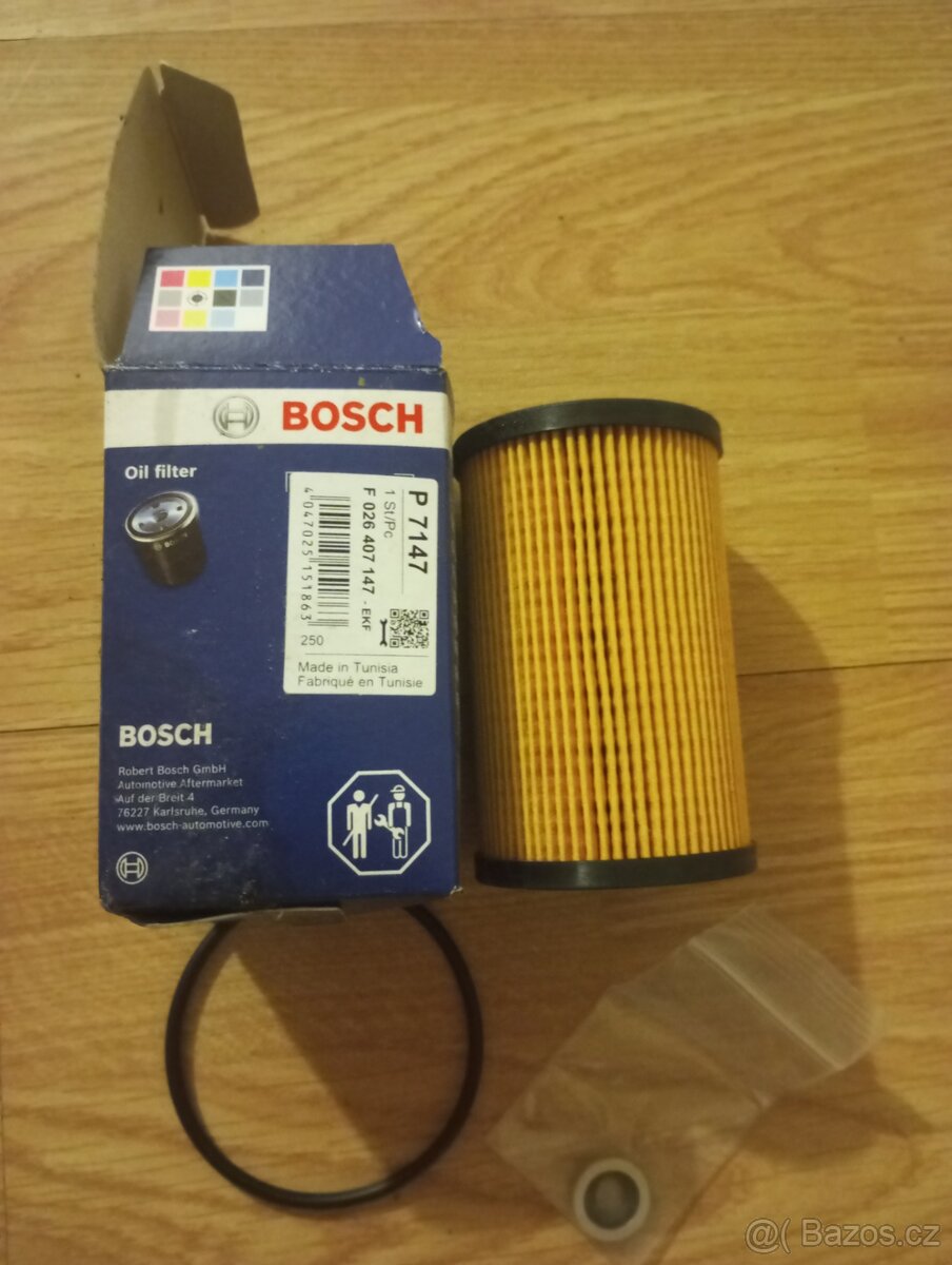 Olejový filtr BOSCH F 026 407 147 EAN čísla 4047025151863