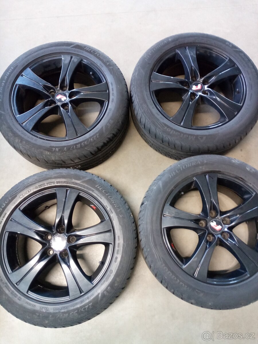 ada alu kol 5x112, 5x120 ET 60 vč. pneu 225/55 R 17
