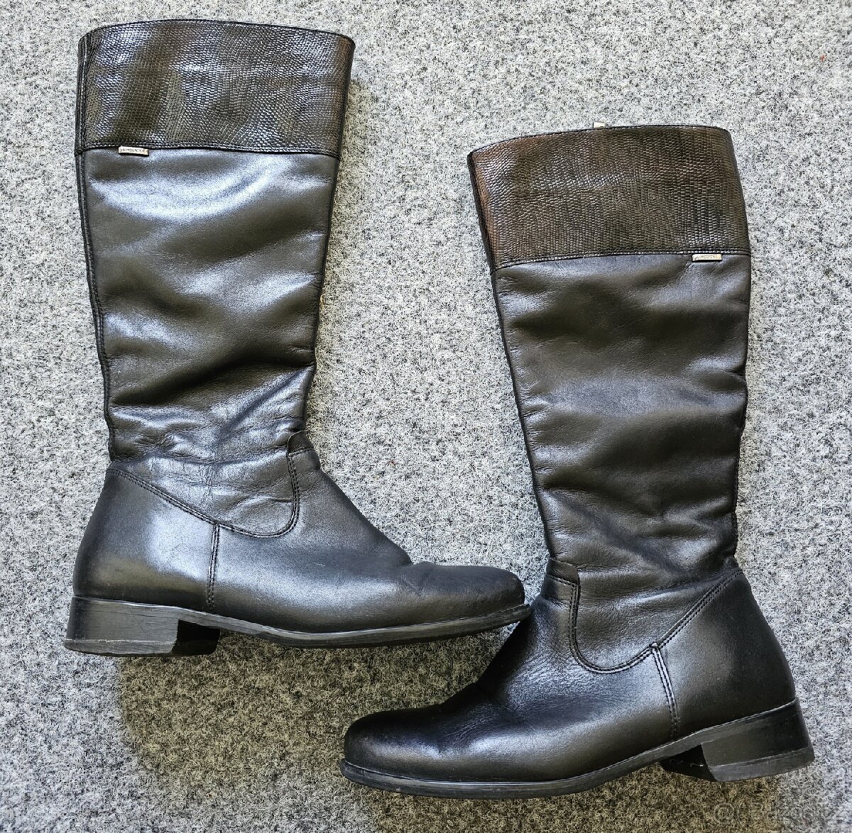 Kozačky Lasocki vel.39,Polokozačky Gabor 5 1/2,Derma pero