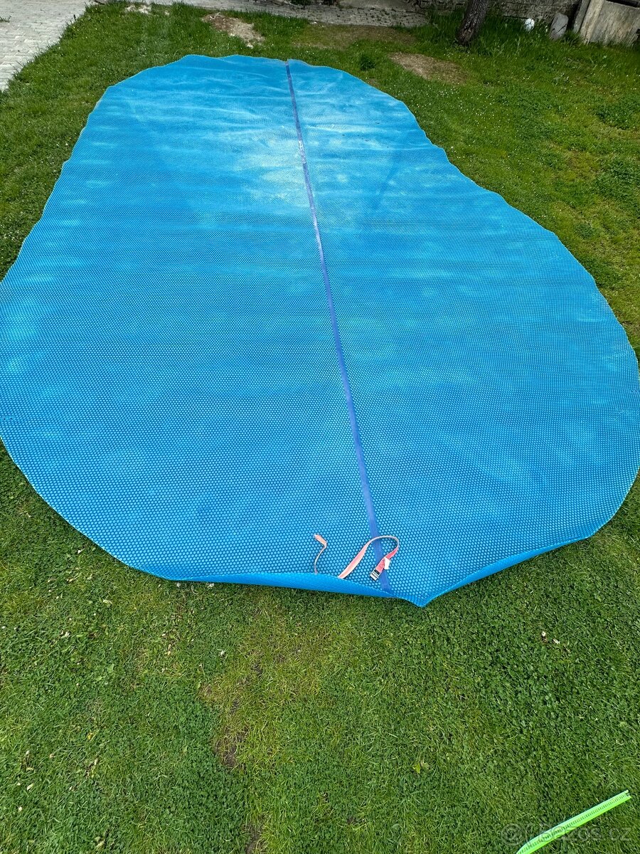 Solární plachta na bazén 6,5 x 4,5 x 3,1 m