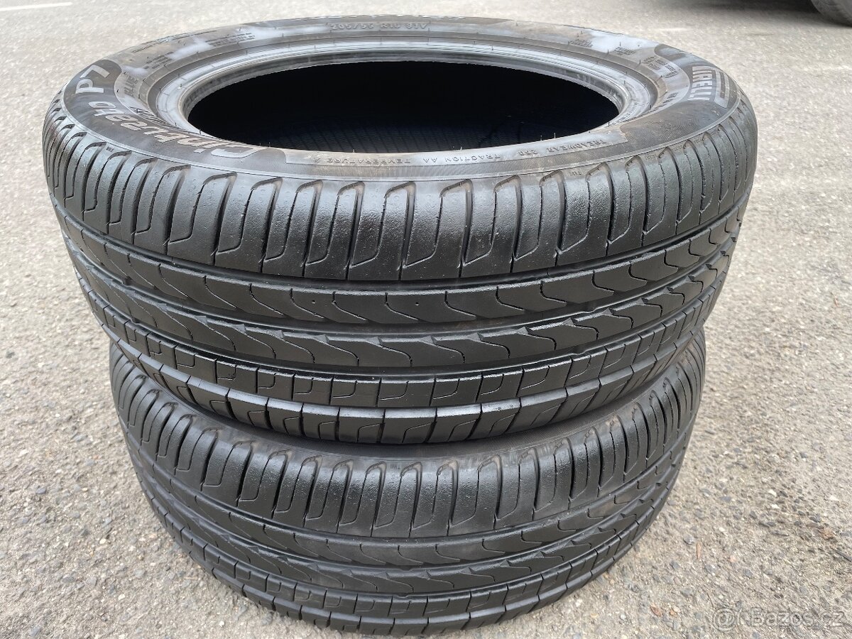2 ks letní pneu Pirelli 205/55R16