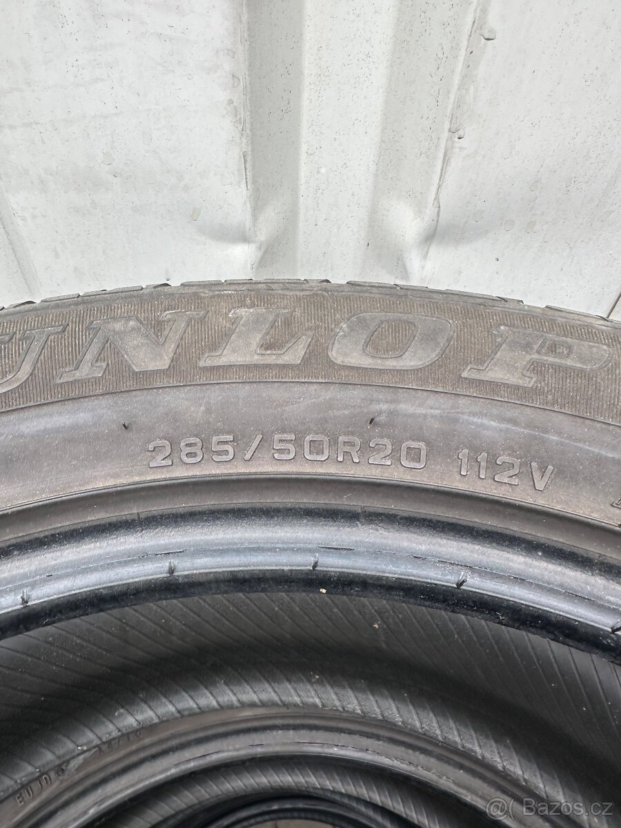 Pneu DUNLOP 285 50 20 4ks vzorek 60%-70% cena sada 3000kč