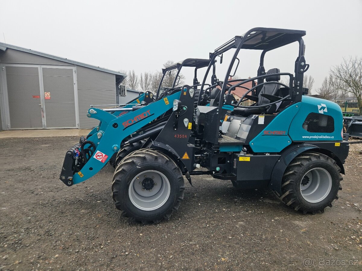 nakladač, kloubák, motor 50 Hp Kubota, 4 válce,