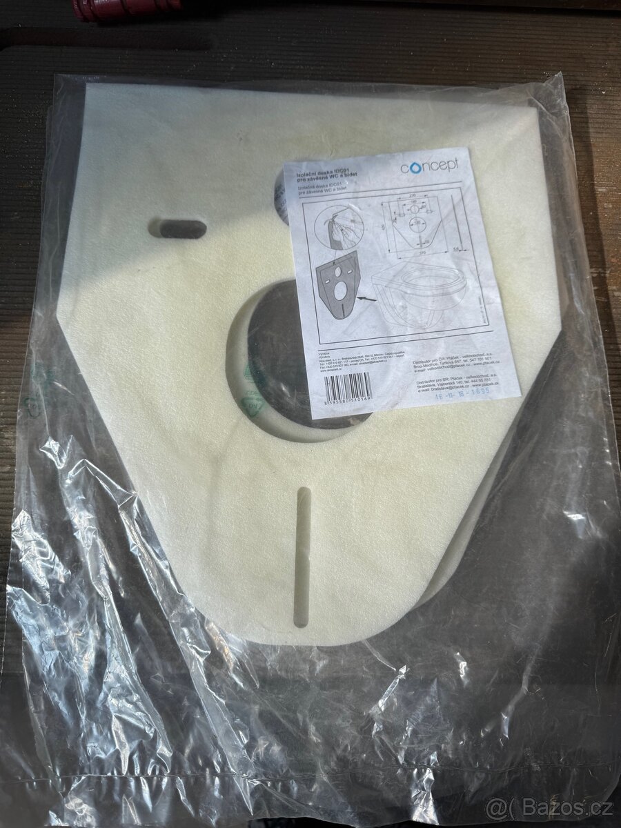 Izolační deska pro závěsné wc a bidet 2ks