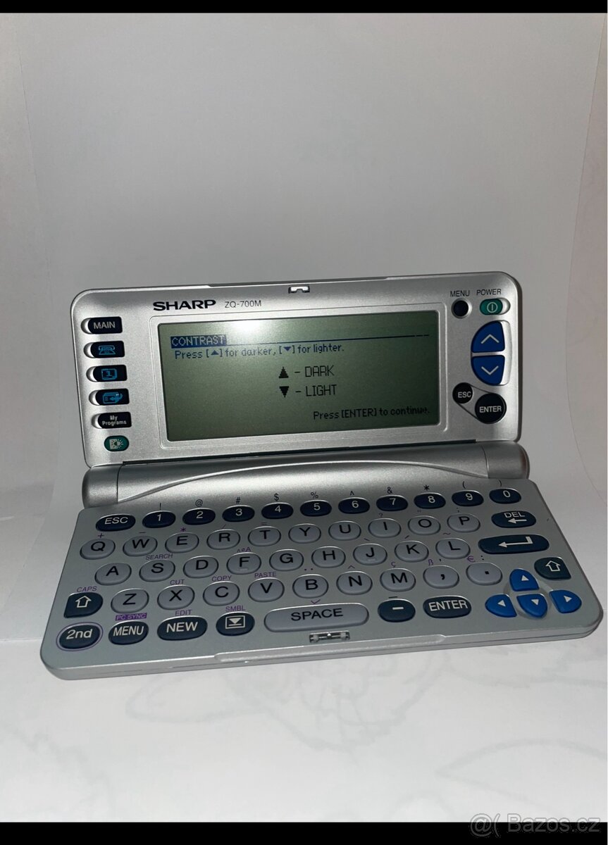 SHARP ZQ-700M elektronický organizér – funkční