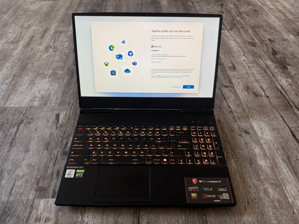 Prodám herní notebook MSI GL65 Leopard