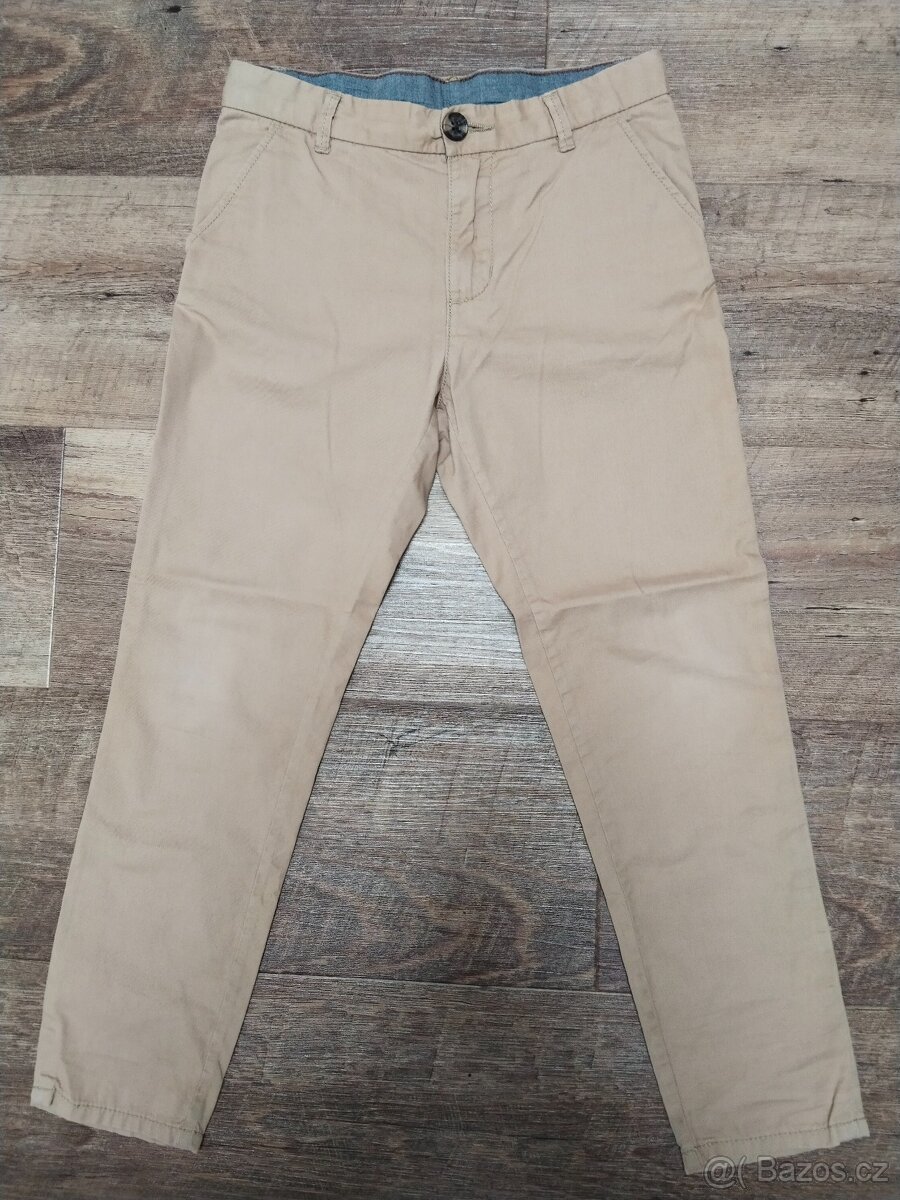 Chlapecké plátěnné kalhoty zn. H&M  vel. 122