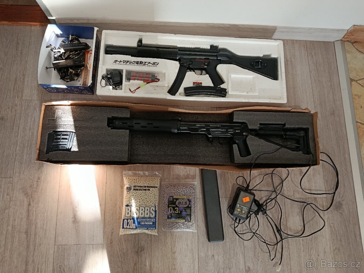 Prodám SVD-S ASG + MP5SD5 Tokyo Marui + vybavení