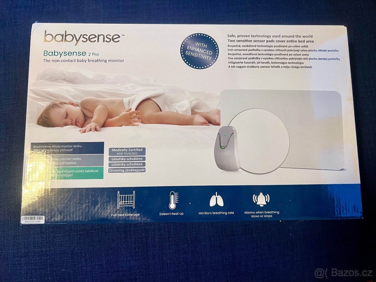 Monitor dechu Babysense Pro 2 - temer nepouzity