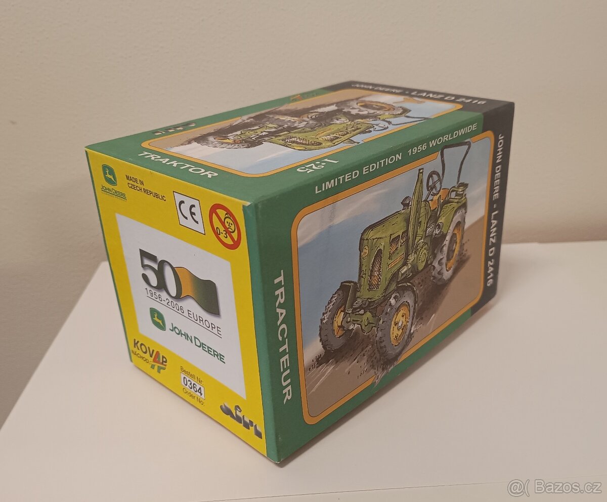 Lanz D 2416 John Deere 50 let 1:25 Kovap Traktor
