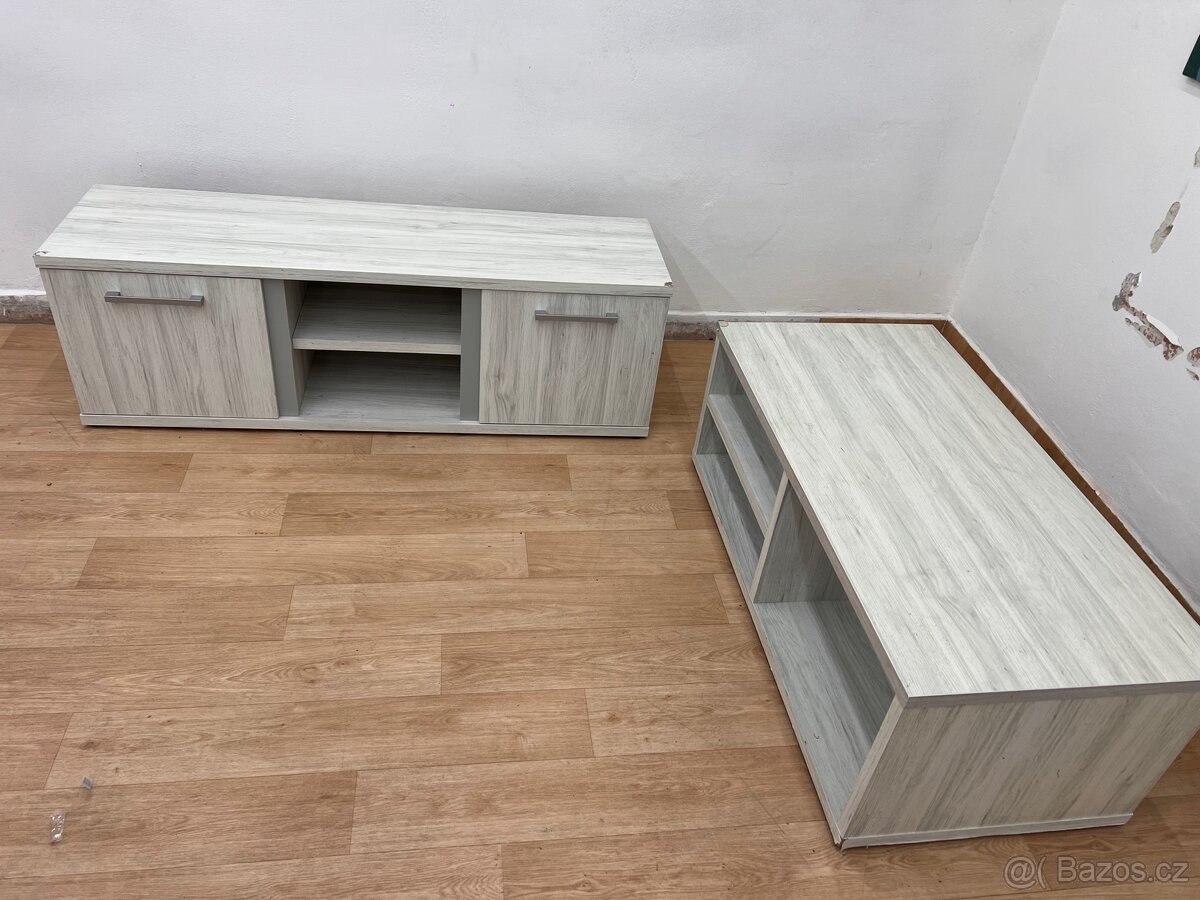 Televizní stůl + konferenční stůl