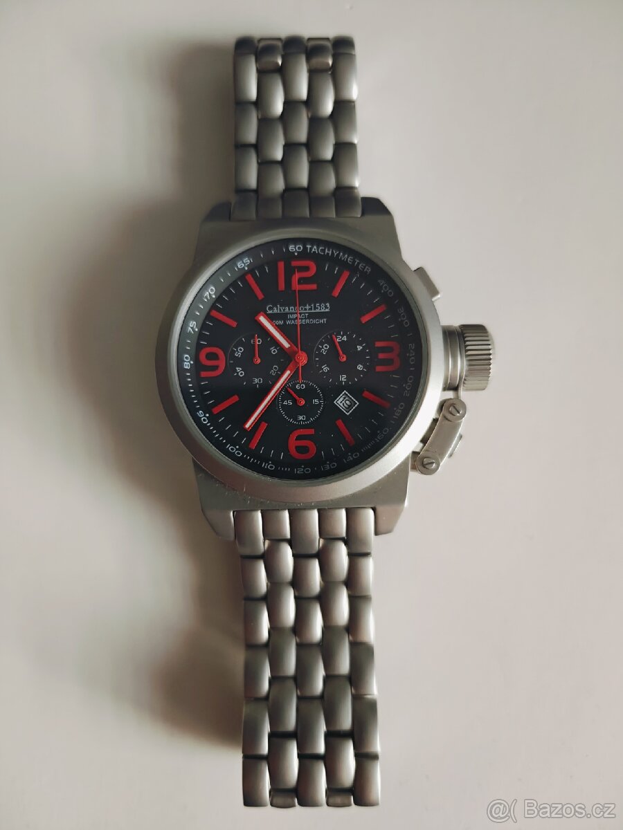 Calvaneo 1583 Red Impact - hodinky německé značky
