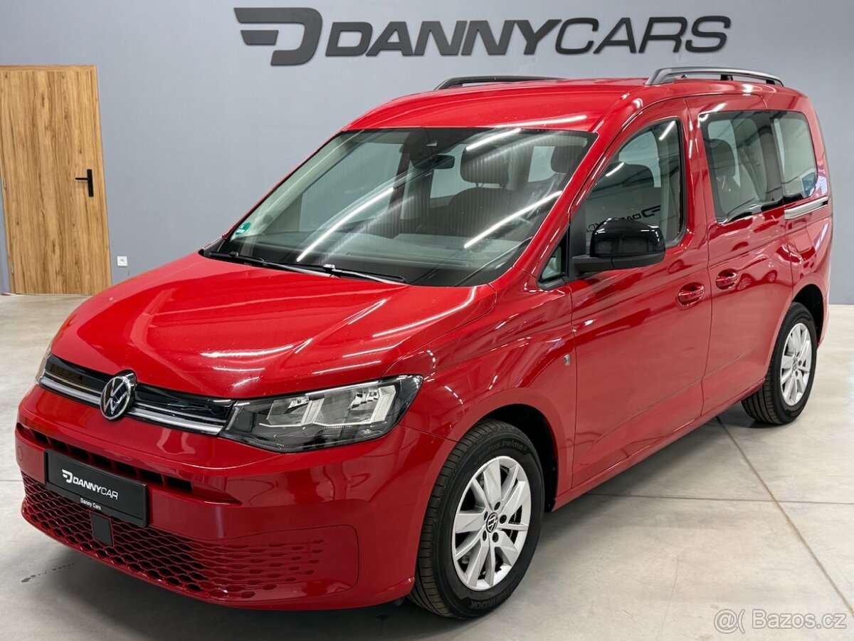 VW CADDY 2.0TDI 90kw, r.v.2021, edice LIFE, 2x KOLA, ACC