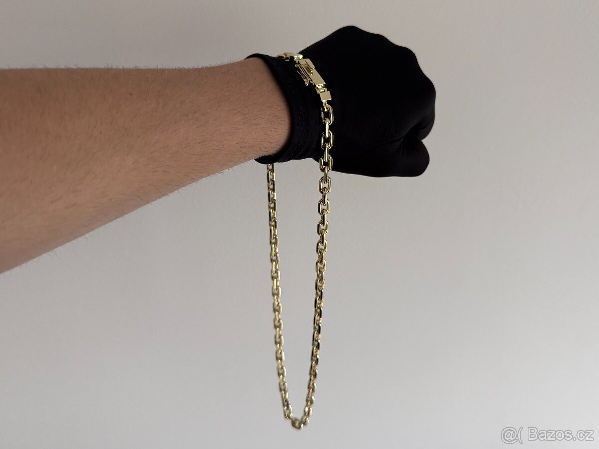 Zlata retez anker pilka 14k 585/1000 167g