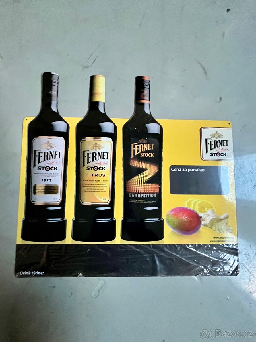 Plechová cedule Fernetová