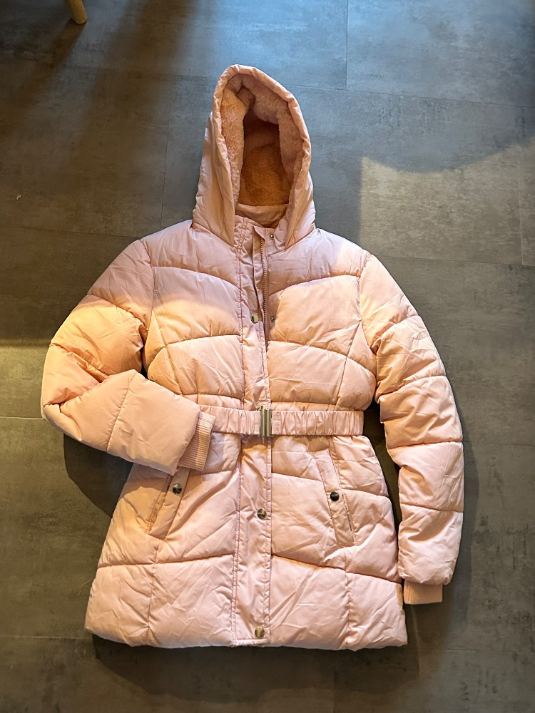 Krásný zimní kabát- bunda pro holku vel.158