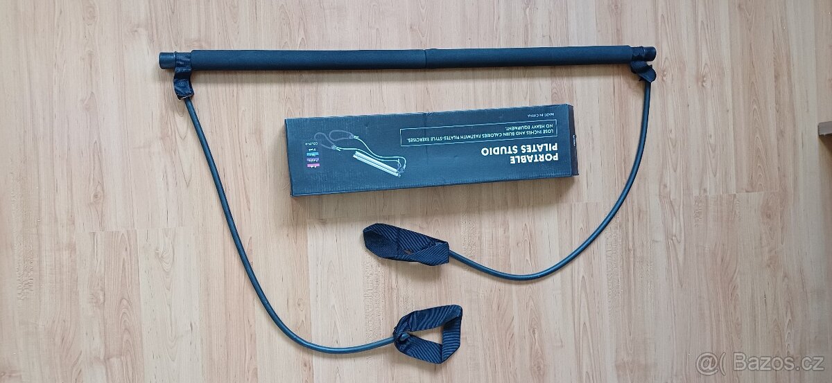 Posilovaci a protahovací tyč s gumou, Pilates Sticks