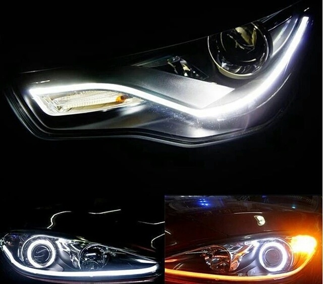 LED Audi DRL denní svícení s funkcí blinkru 60cm