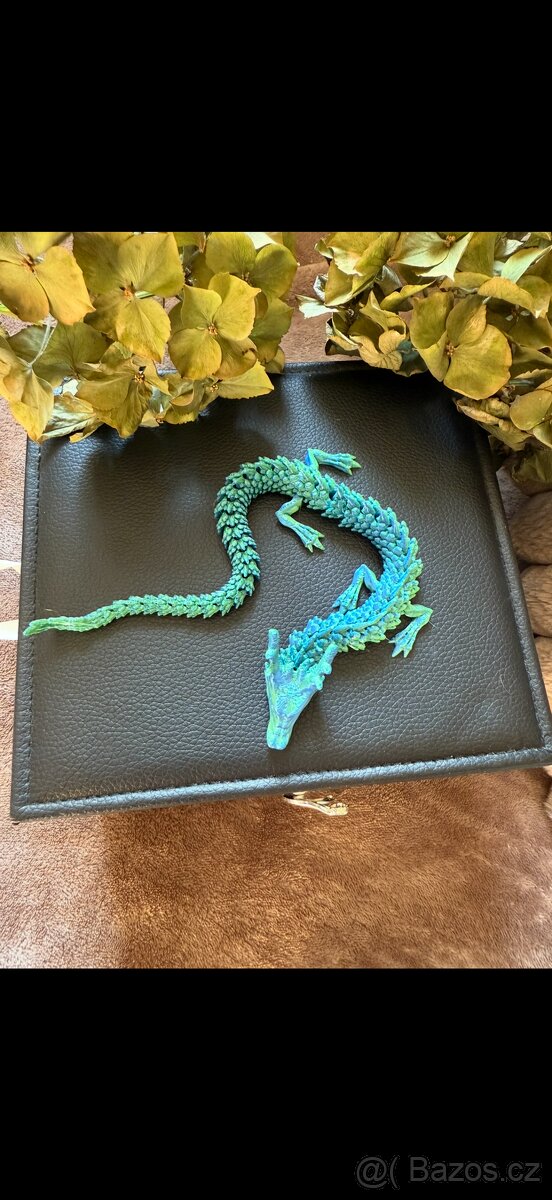 3D tisk, had, dráček