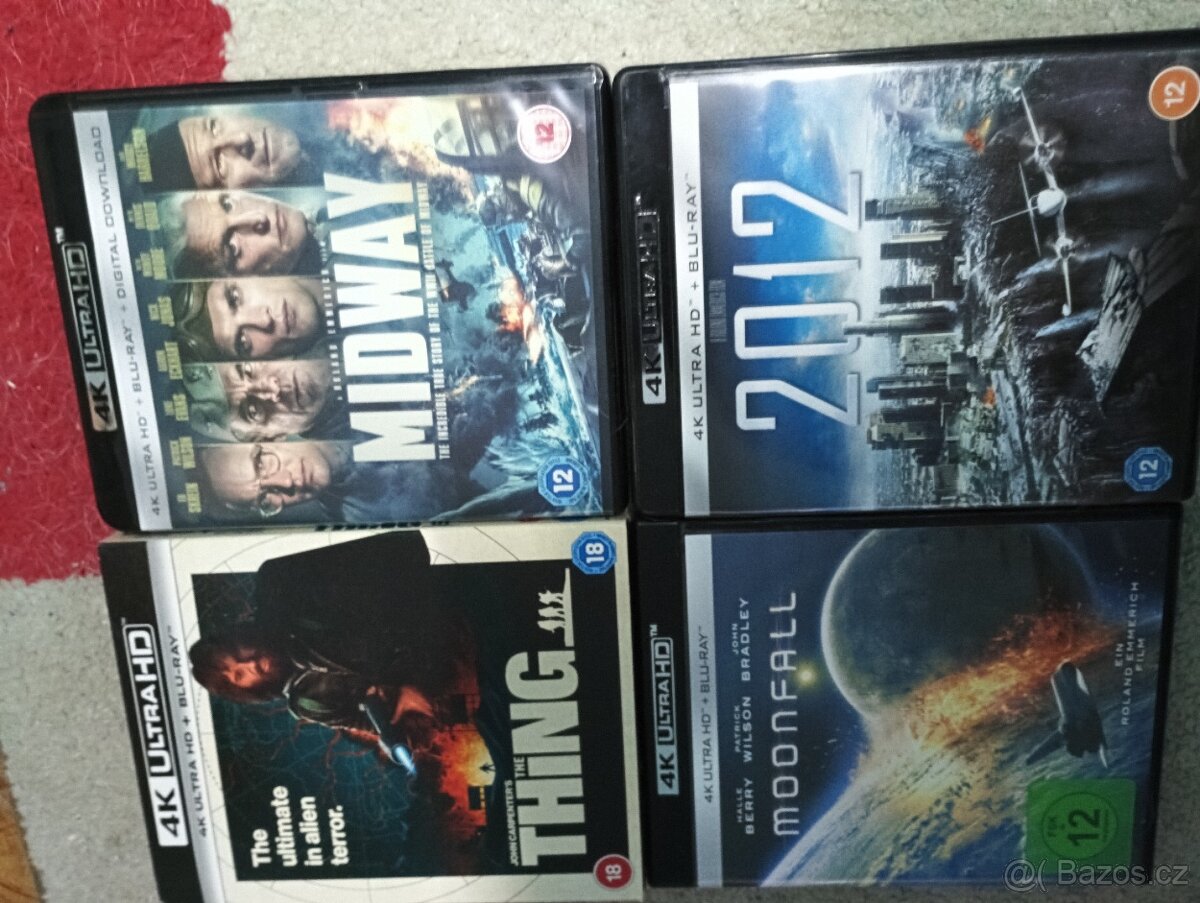 Blue Ray Filmy,2x 4K Film