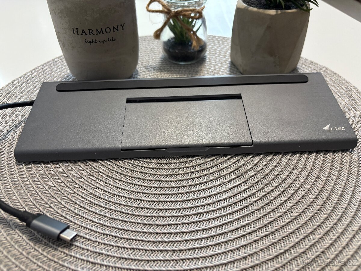 Dokovací stanice i-tec USB-C Metal Low Profile 4K Triple