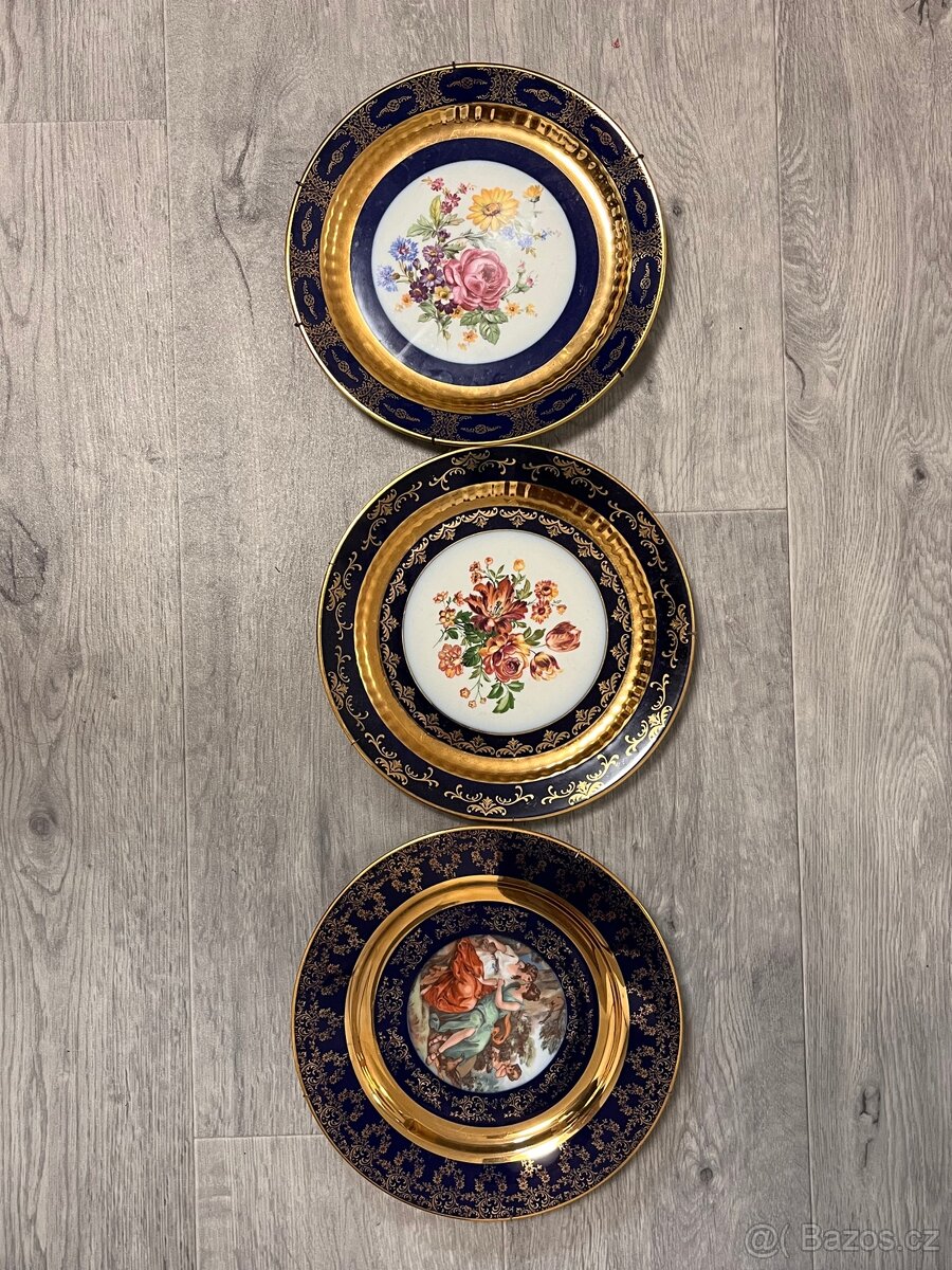 Talíře na zeď porcelán